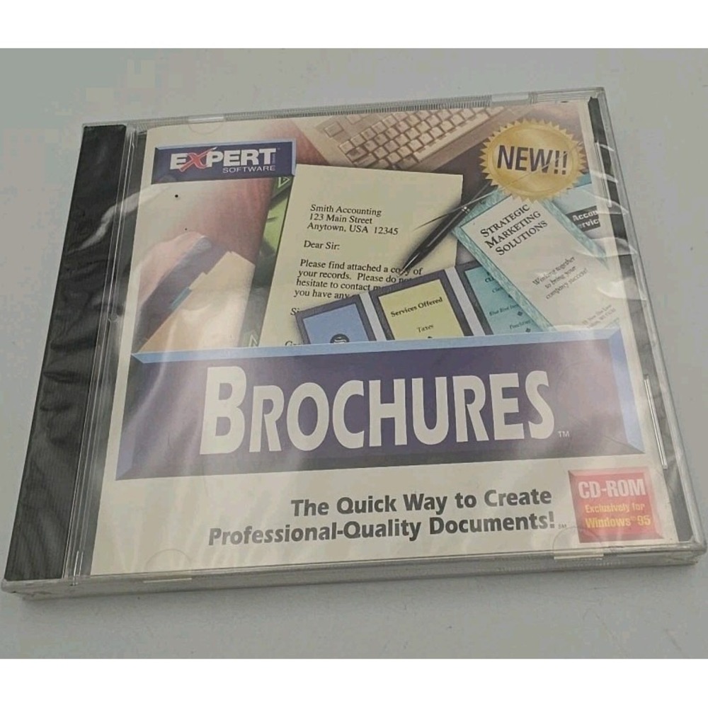 Expert Software BROCHURES 1997 PC Brochure Designer Software